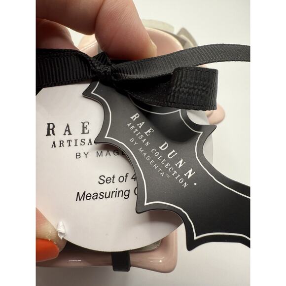 Rae Dunn Pink Ghost Measuring Cups - Picture 5 of 5